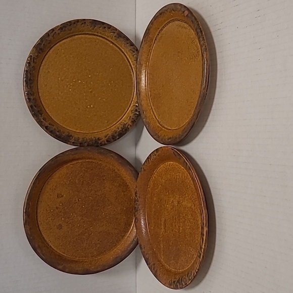 Set of 4 Vintage McCoy Canyon Stoneware Salad/Dessert Plates - Picture 11 of 16